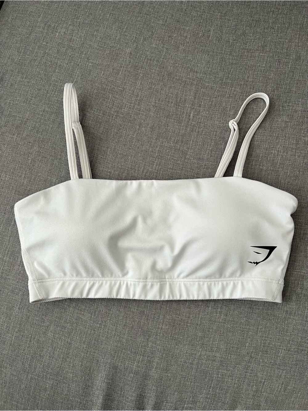 Gymshark White Training Bandeau Size Small